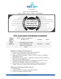 GEO IAS Overview