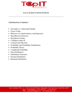 Data Science With Python