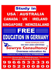 Sowrya Consultancy Brouchure