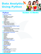 data analytics using python