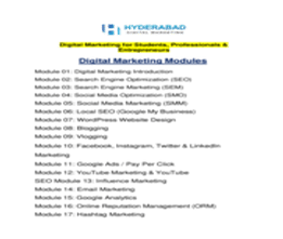 Hyderabad Digital Marketing