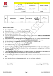 Dake's Classes