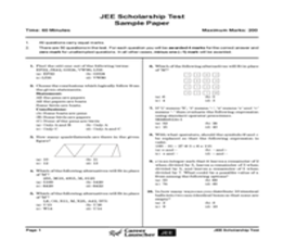 Career Launcher Scholarship test