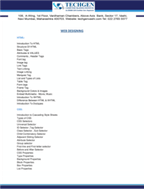 Web Designing Brochure