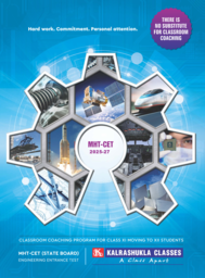 Kalrashukla Classes Thane MHT-CET Brochure