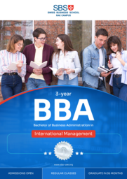 BBA - SBS - 3Y-International Management