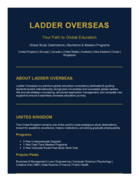Ladder Overseas Brochure