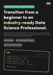 GeeksforGeeks Data Science 360 Course
