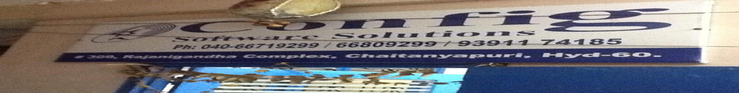 Config Software Solutions, Hyderabad