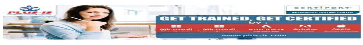 PLUS-IS Computer Training Institute | Ms Office Training | Advanced Excel | VBA Macros | Web Designing | Graphic Designing