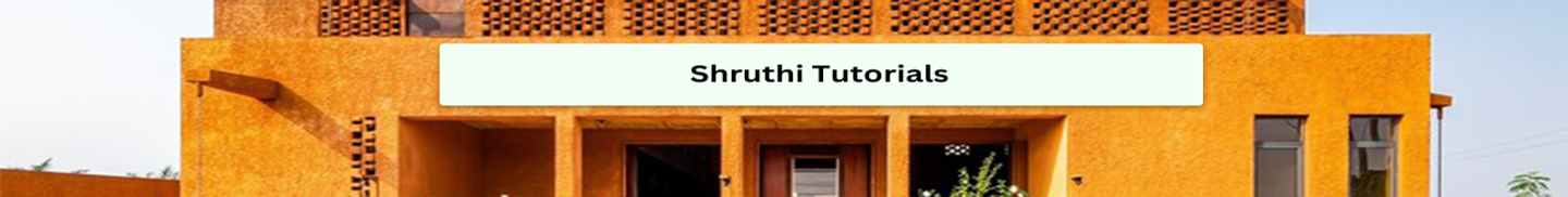 Shruthi Tutorials