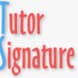 Tutor Signature