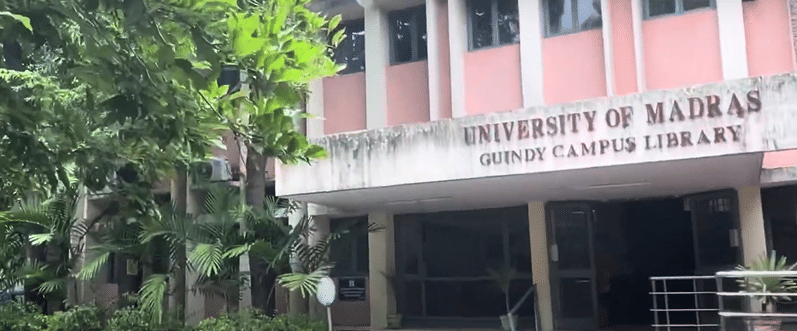 University of Madras Chennai Library