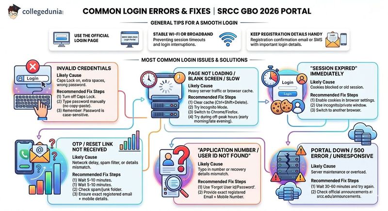Common Login Errors and Fixes