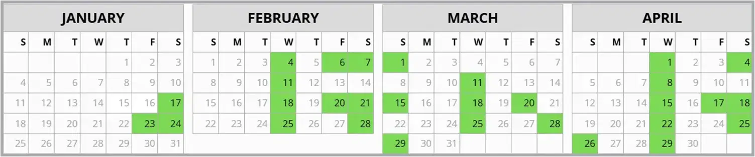 TOEFL Exam Dates 2026