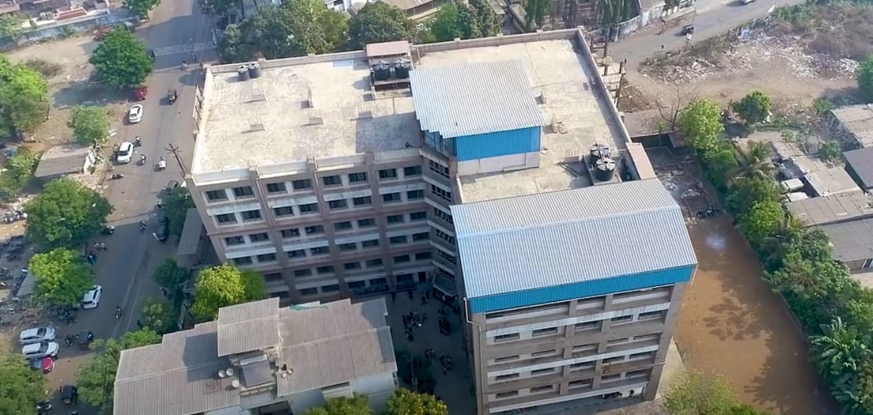 Model College Dombivli Thane Aerial View