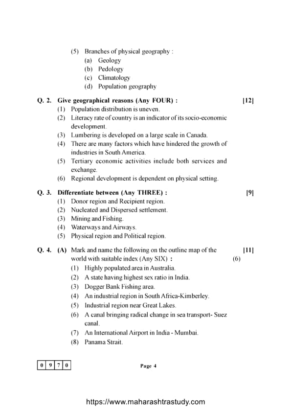 MH Board Class 12 Geography, Page 4