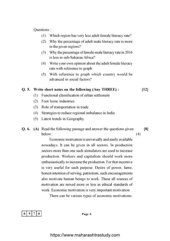 MH Board Class 12 Geography, Page 6