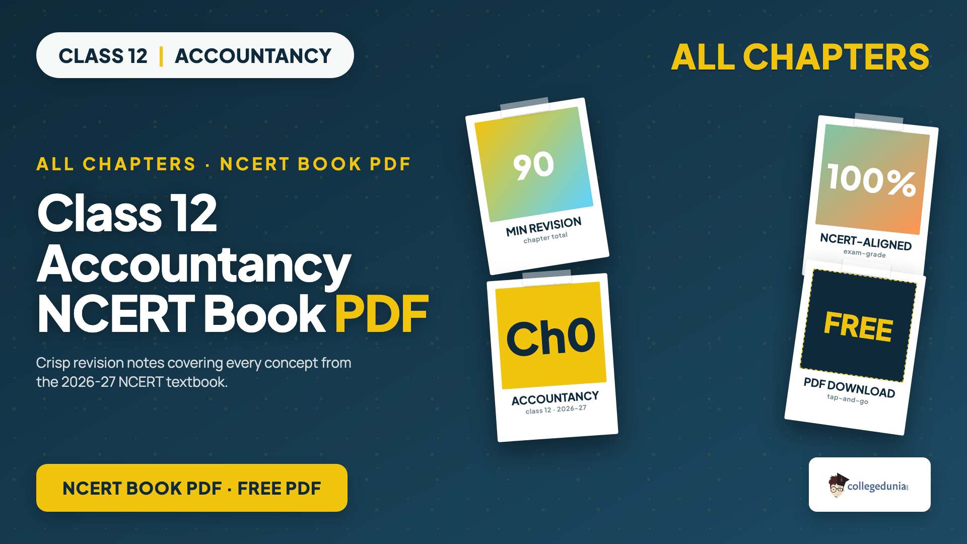 Class 12 Accountancy NCERT Book PDF