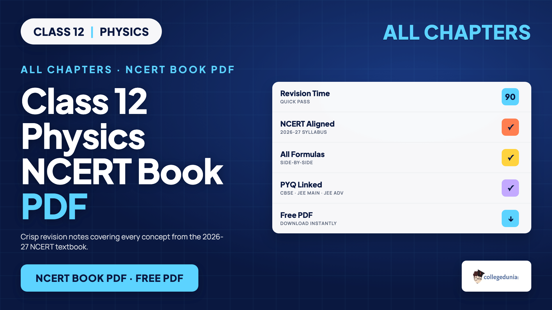 Class 12 Physics NCERT Book PDF