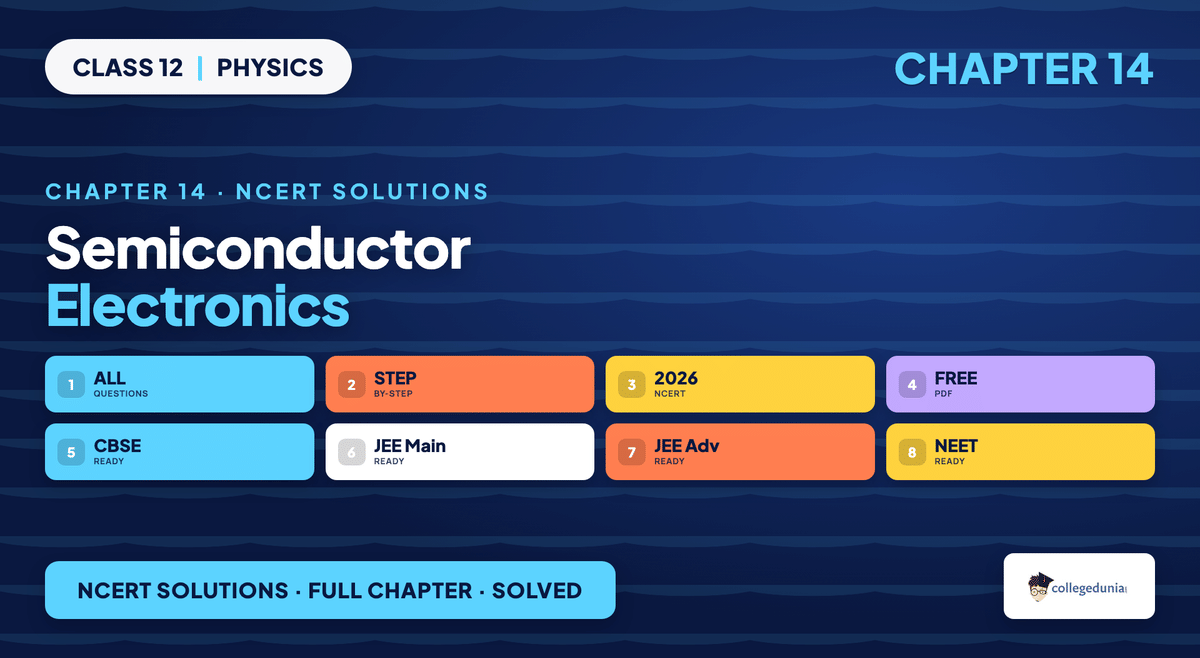Semiconductor Electronics NCERT Solutions - Class 12 Physics