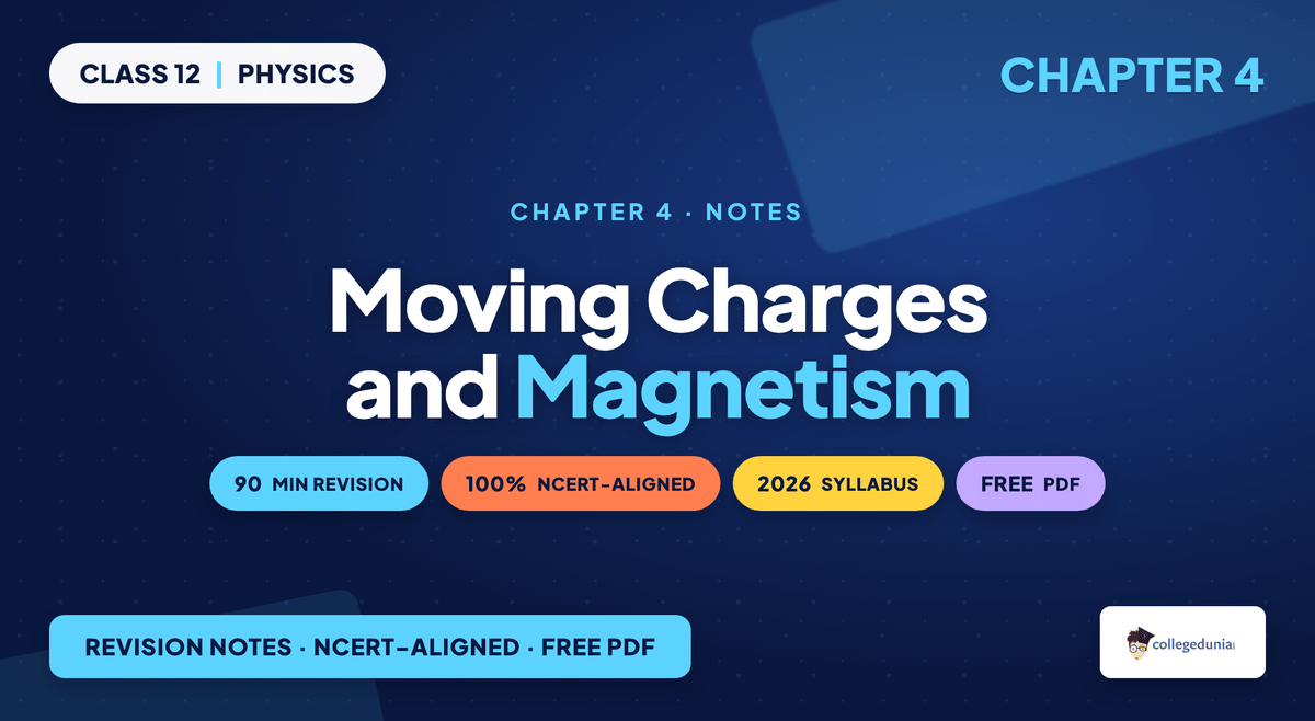 Moving Charges and Magnetism Notes - Class 12 Physics