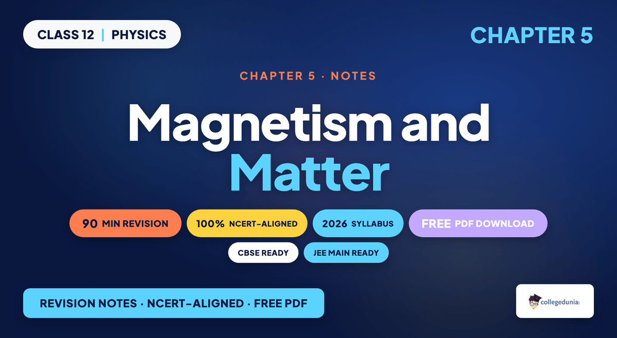 Magnetism and Matter Notes - Class 12 Physics