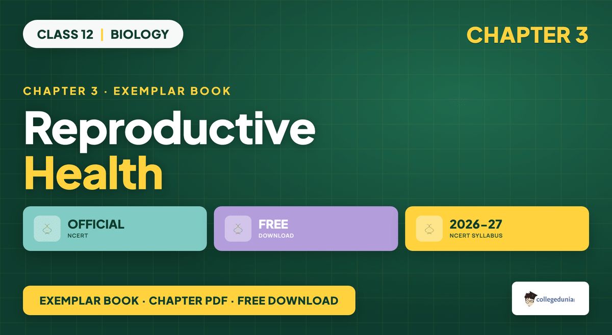Reproductive Health Exemplar Book PDF - Class 12 Biology