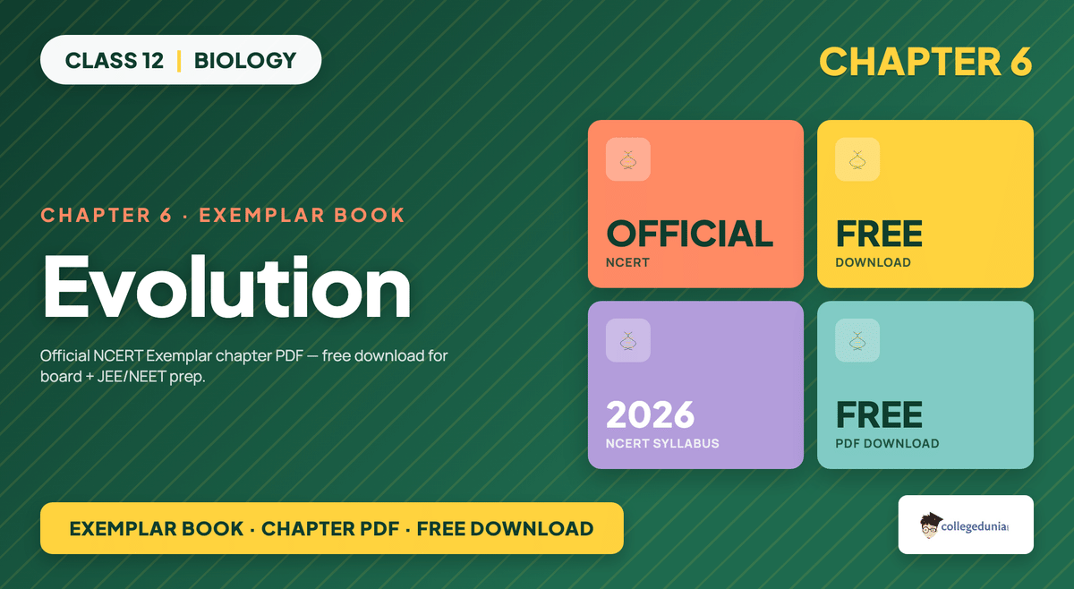 Evolution Exemplar Book PDF - Class 12 Biology