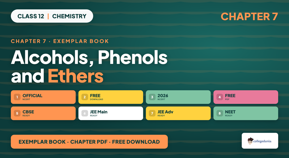 Alcohols Phenols And Ethers Exemplar Book PDF - Class 12 Chemistry