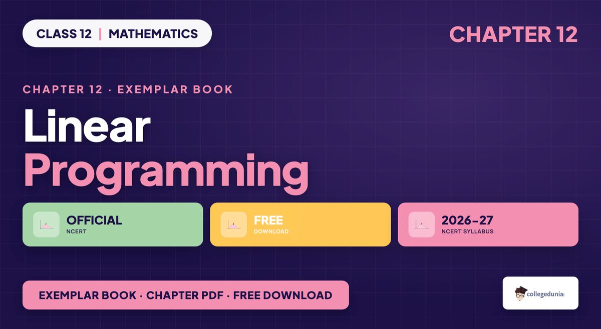 Linear Programming Exemplar Book PDF - Class 12 Maths