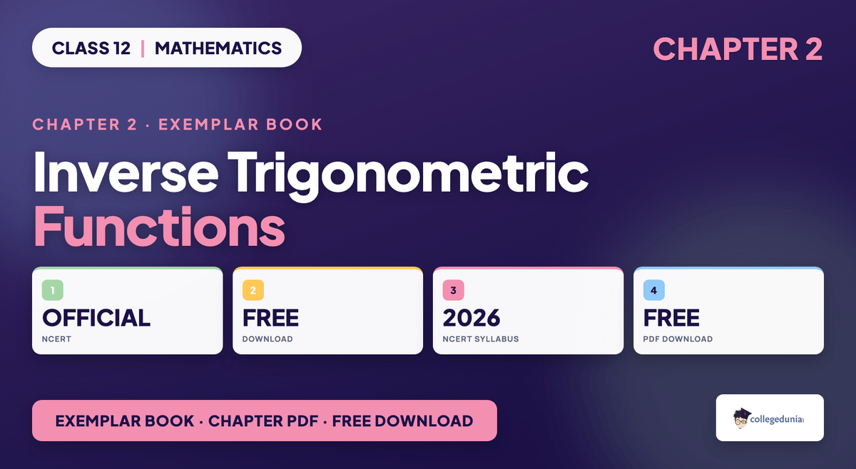 Inverse Trigonometric Functions Exemplar Book PDF - Class 12 Maths