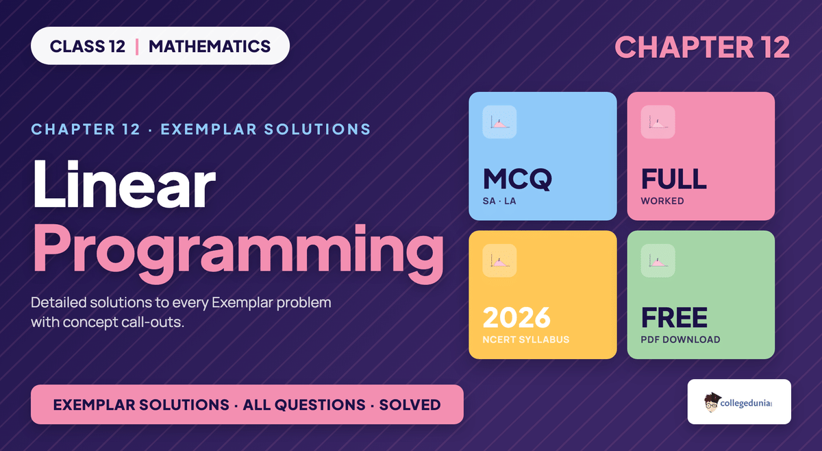 Linear Programming Exemplar Solutions - Class 12 Maths