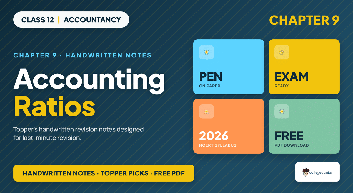 Accounting Ratios Handwritten Notes - Class 12 Accountancy