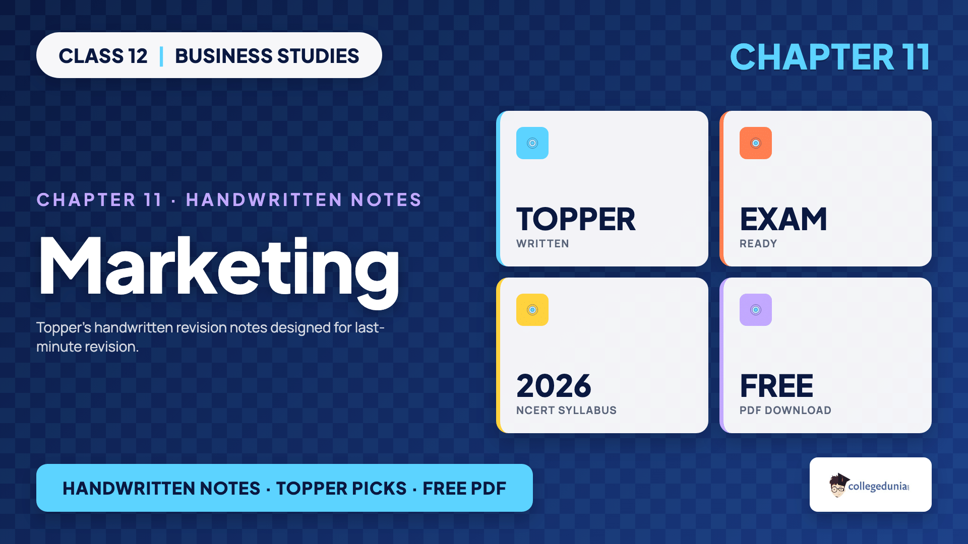 Marketing - Class 12 Business Studies Chapter 10