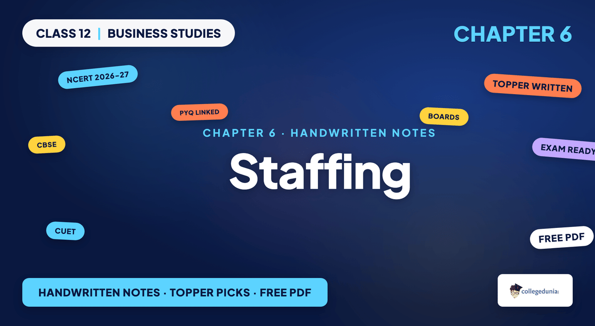 Staffing Handwritten Notes - Class 12 Business Studies