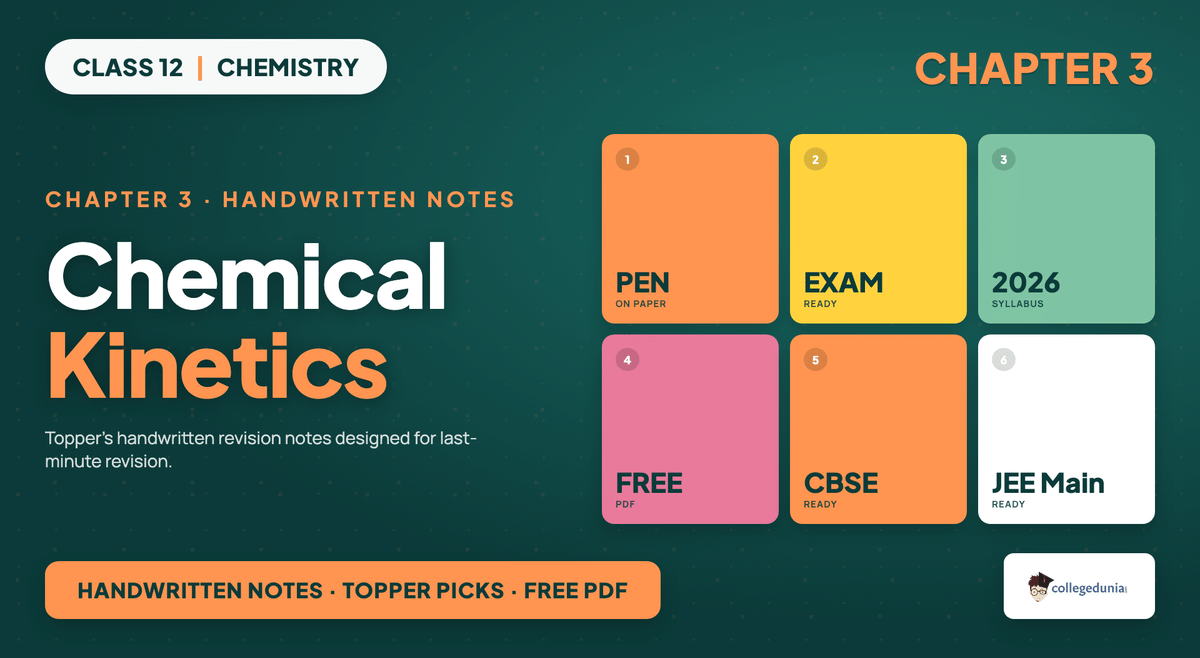 Chemical Kinetics Handwritten Notes - Class 12 Chemistry