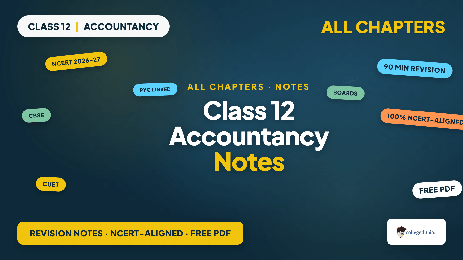 Class 12 Accountancy Notes