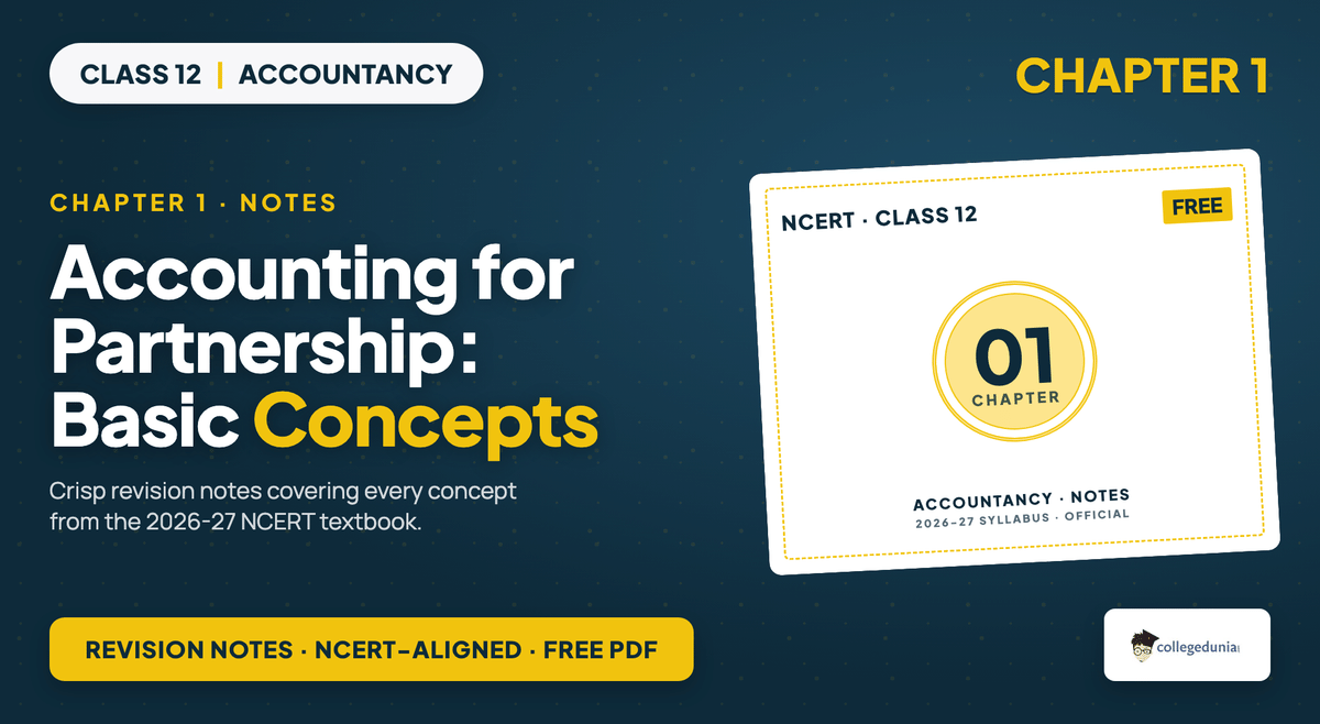 Accounting For Partnership Basic Concepts Notes - Class 12 Accountancy