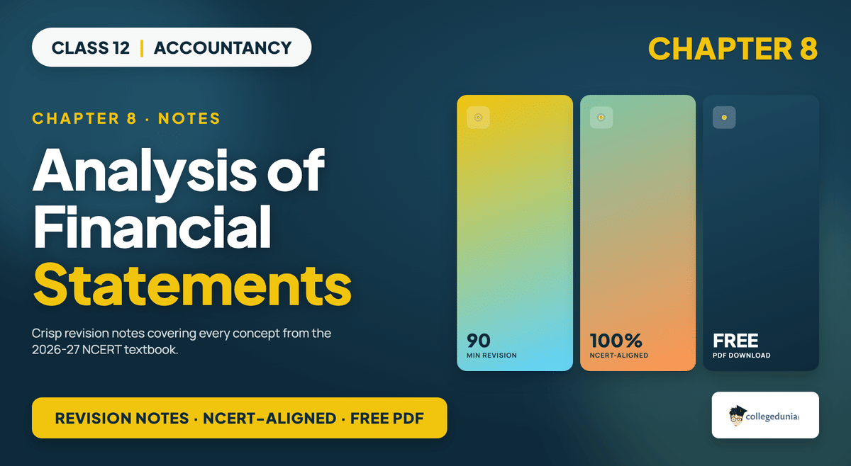 Analysis Of Financial Statements Notes - Class 12 Accountancy
