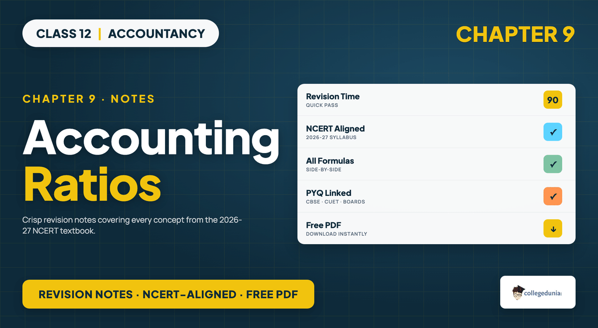 Accounting Ratios Notes - Class 12 Accountancy