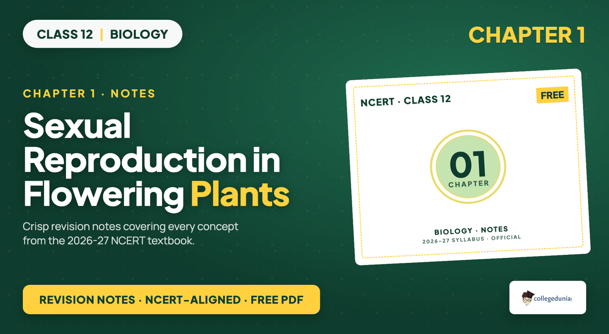 Sexual Reproduction In Flowering Plants Notes - Class 12 Biology