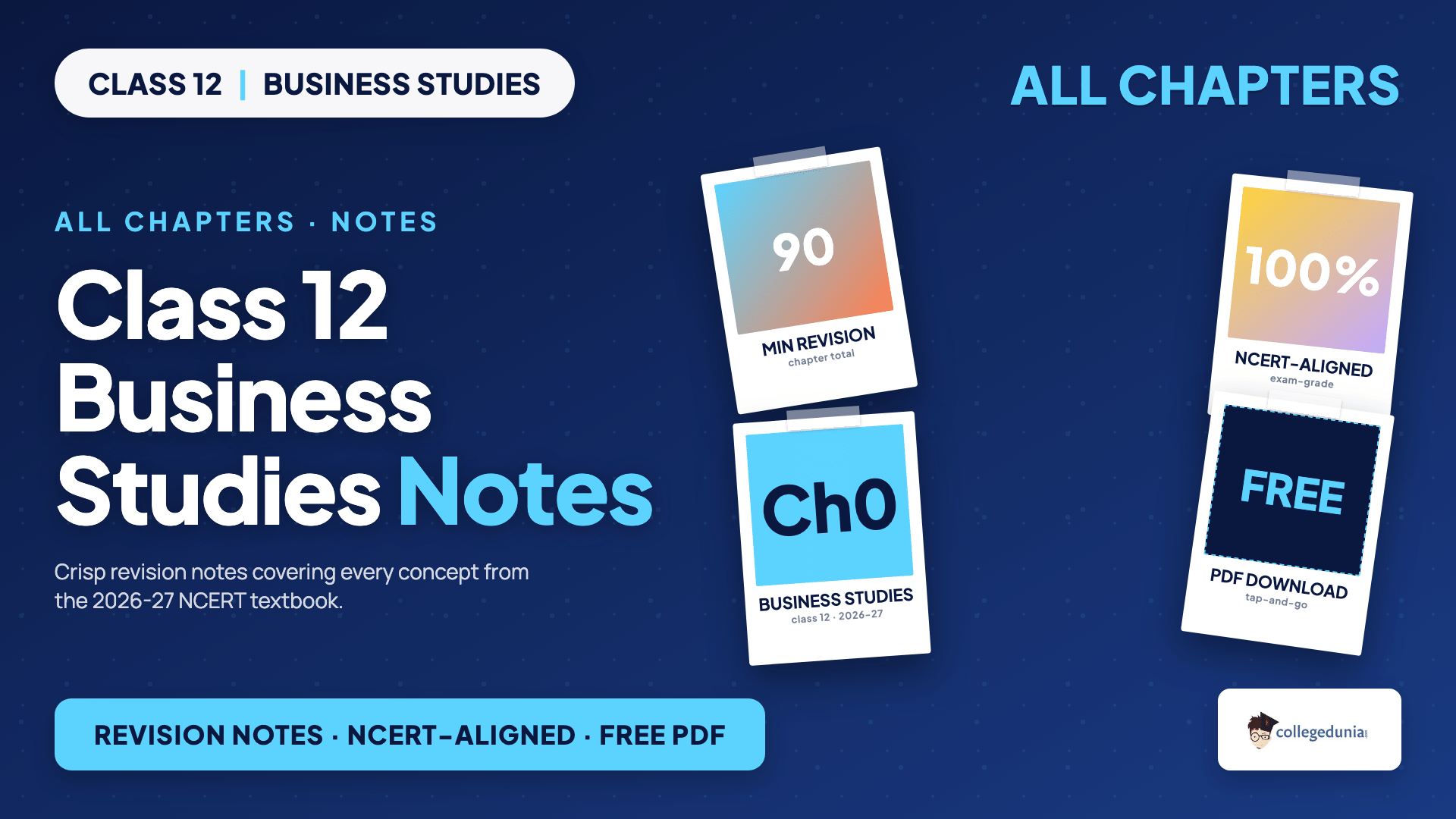 Class 12 Business Studies Notes