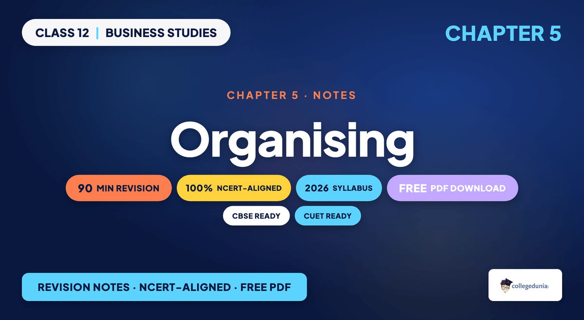 Organising Notes - Class 12 Business Studies