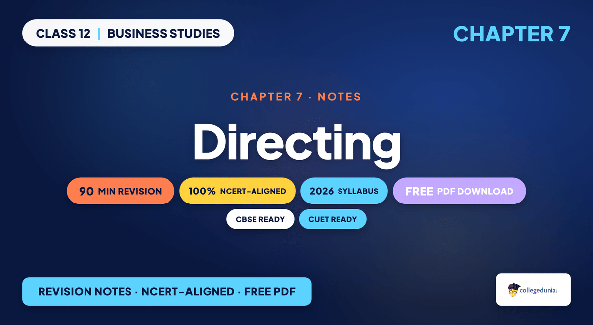 Directing Notes - Class 12 Business Studies