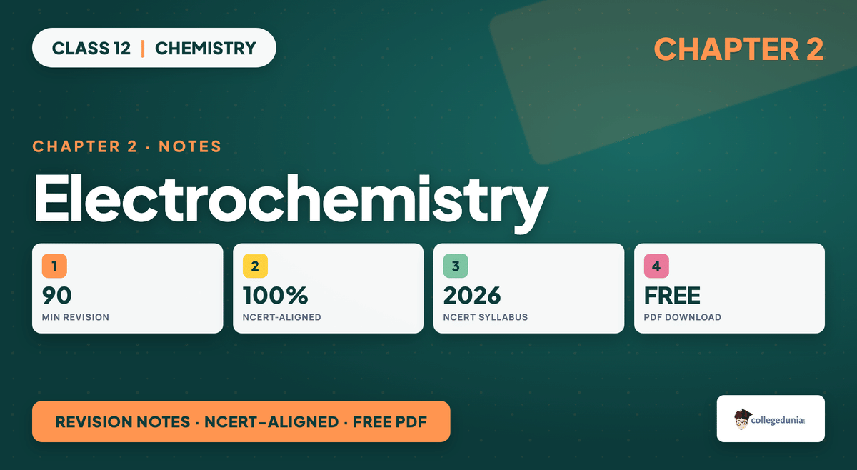Electrochemistry Notes - Class 12 Chemistry