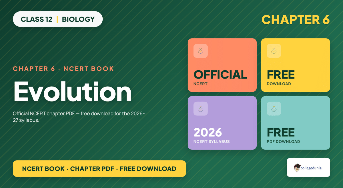 Evolution NCERT Book PDF - Class 12 Biology