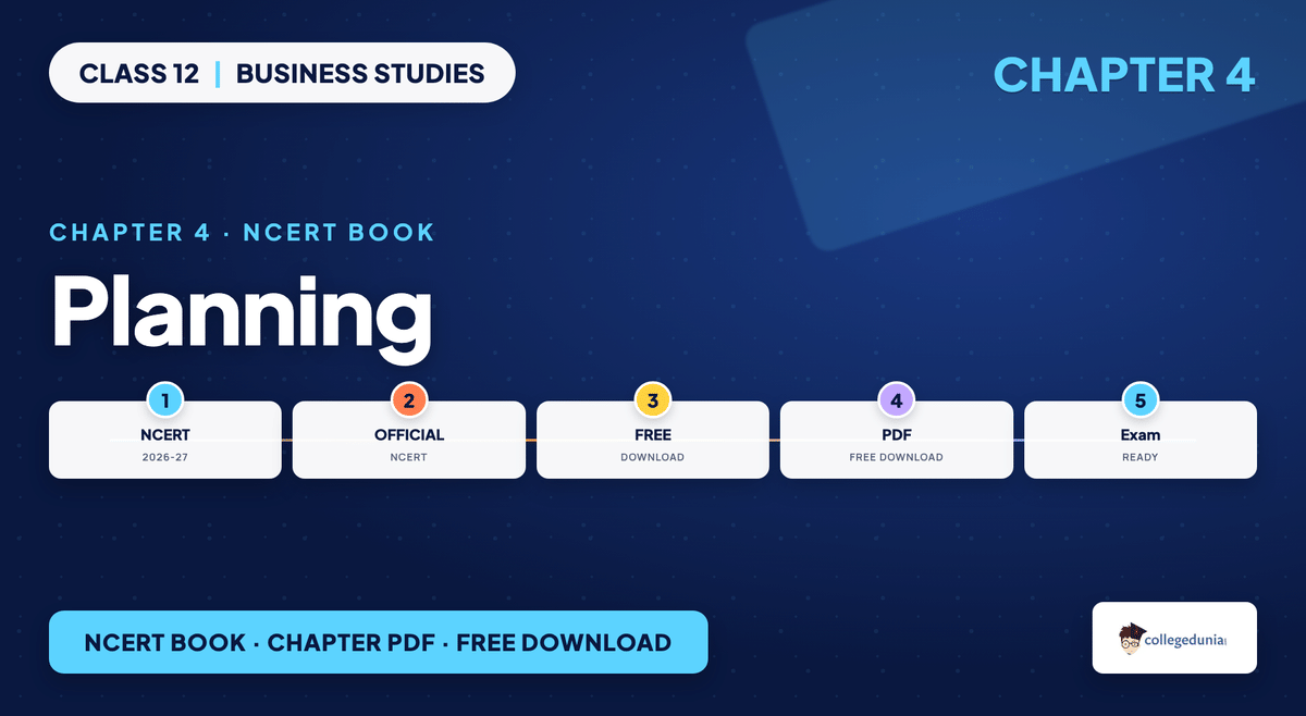 Planning NCERT Book - Class 12 Business Studies