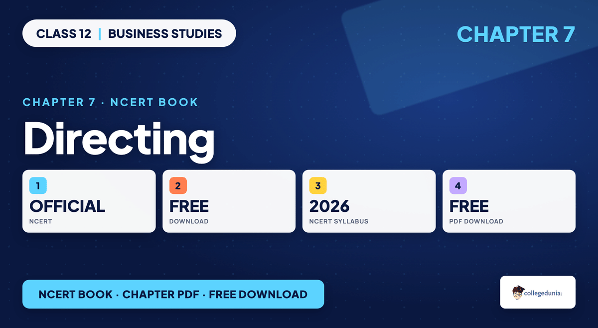 Directing NCERT Book - Class 12 Business Studies