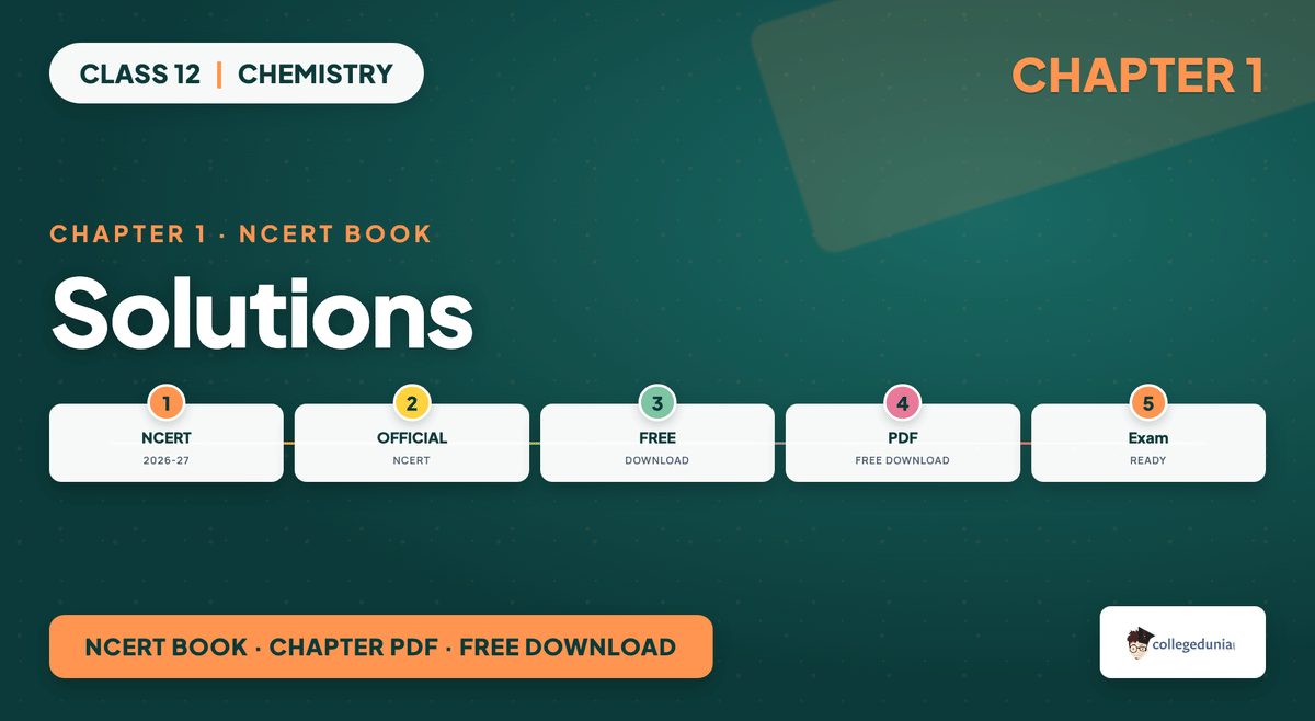 Solutions NCERT Book PDF - Class 12 Chemistry